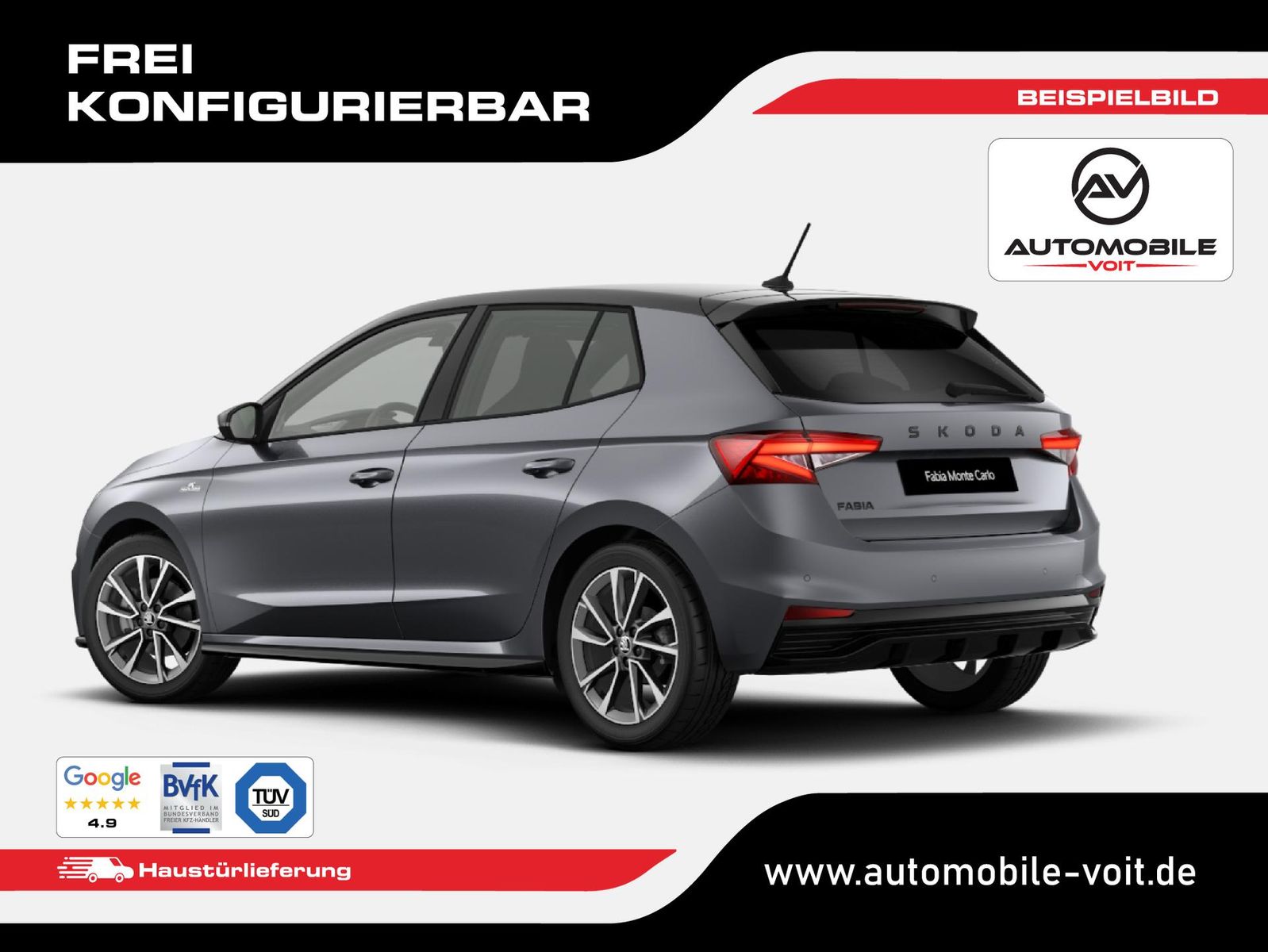 Skoda Fabia Monte Carlo Plus Modelljahr 2027 1.0 TS... imagem 3