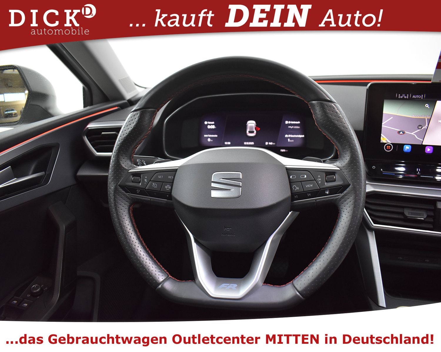 SEAT Leon 2.0d DSG FR Sport VIRTU+NAV+KAM+LED+ACC+18" - Image 15