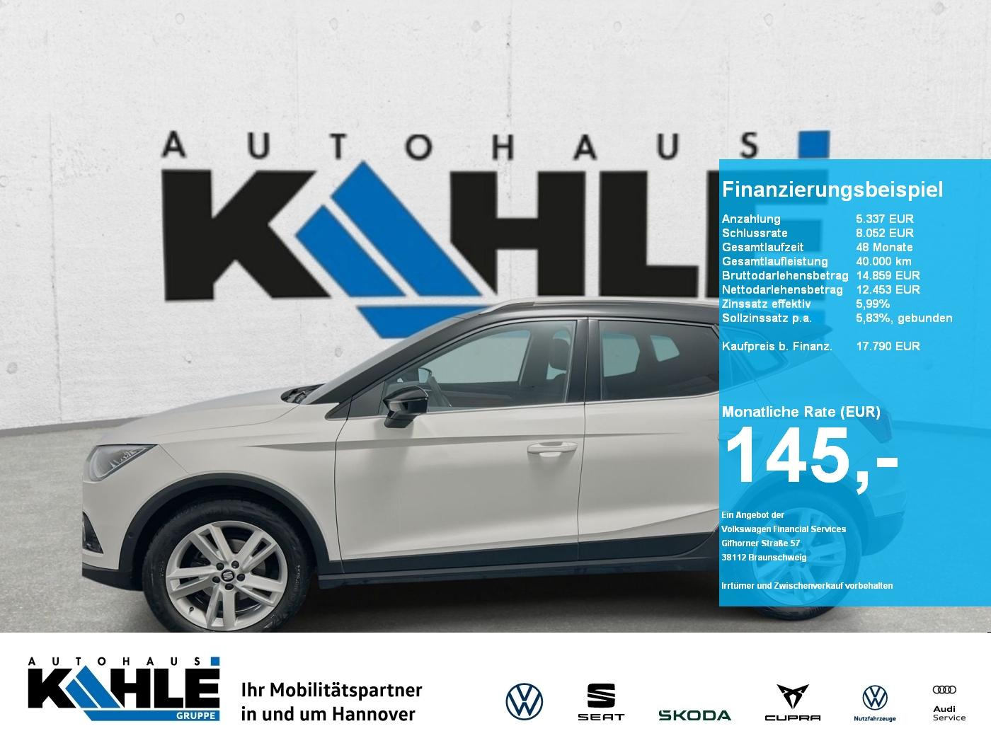 Seat Arona 1.0 TSI DSG LED Kessy Front Assist