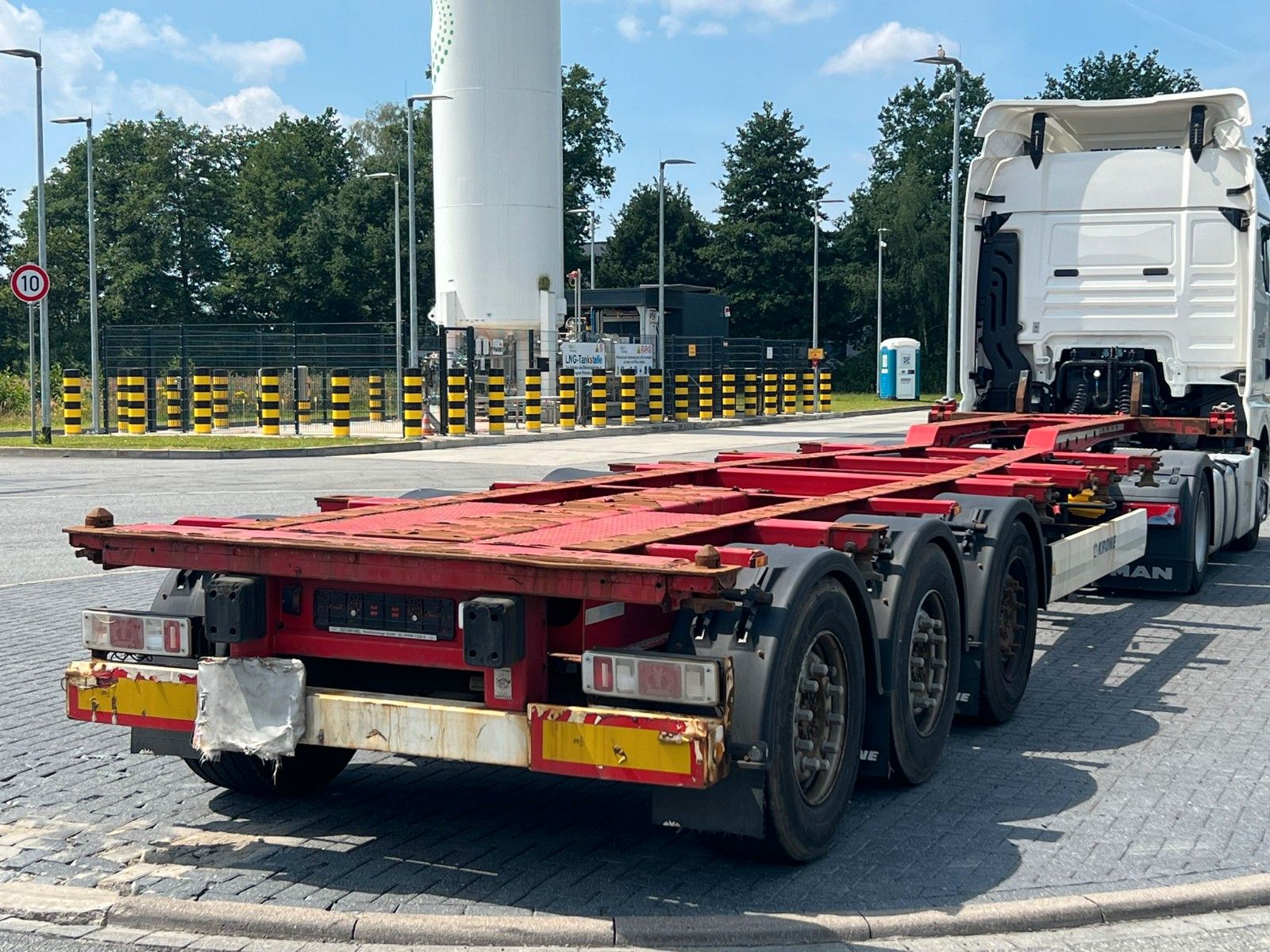 Fahrzeugabbildung Krone SD Wechselfahrgestell Liftachse