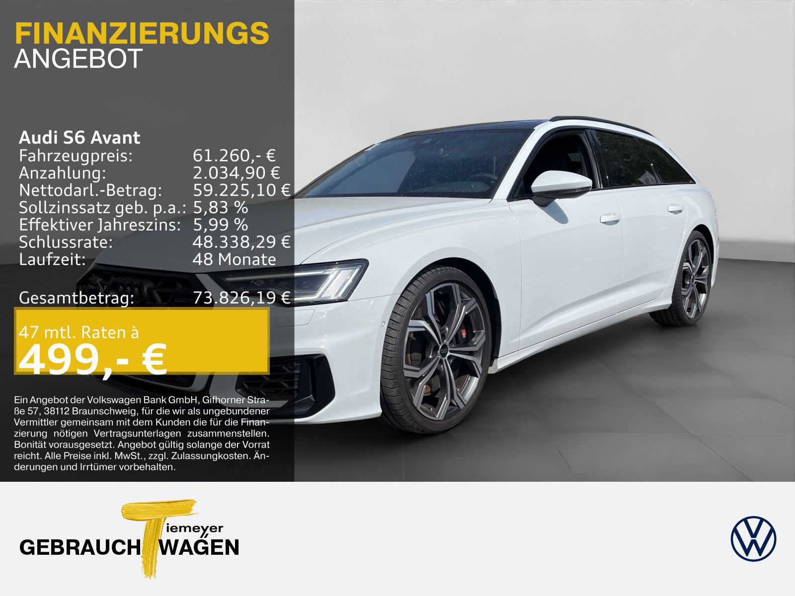 AUDI S6 Avant TDI Q PANO LM21 AHK B&amp;O HuD