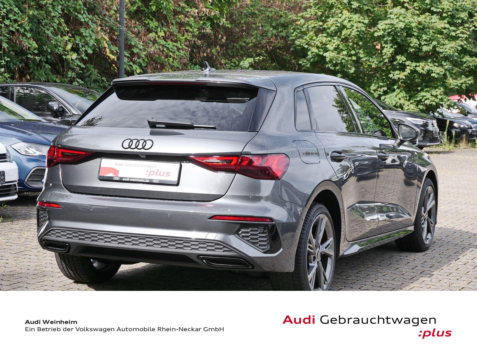 Audi A3 45 TFSI Black Paket S-Line Head Up LED S-tron, миниатюра 8