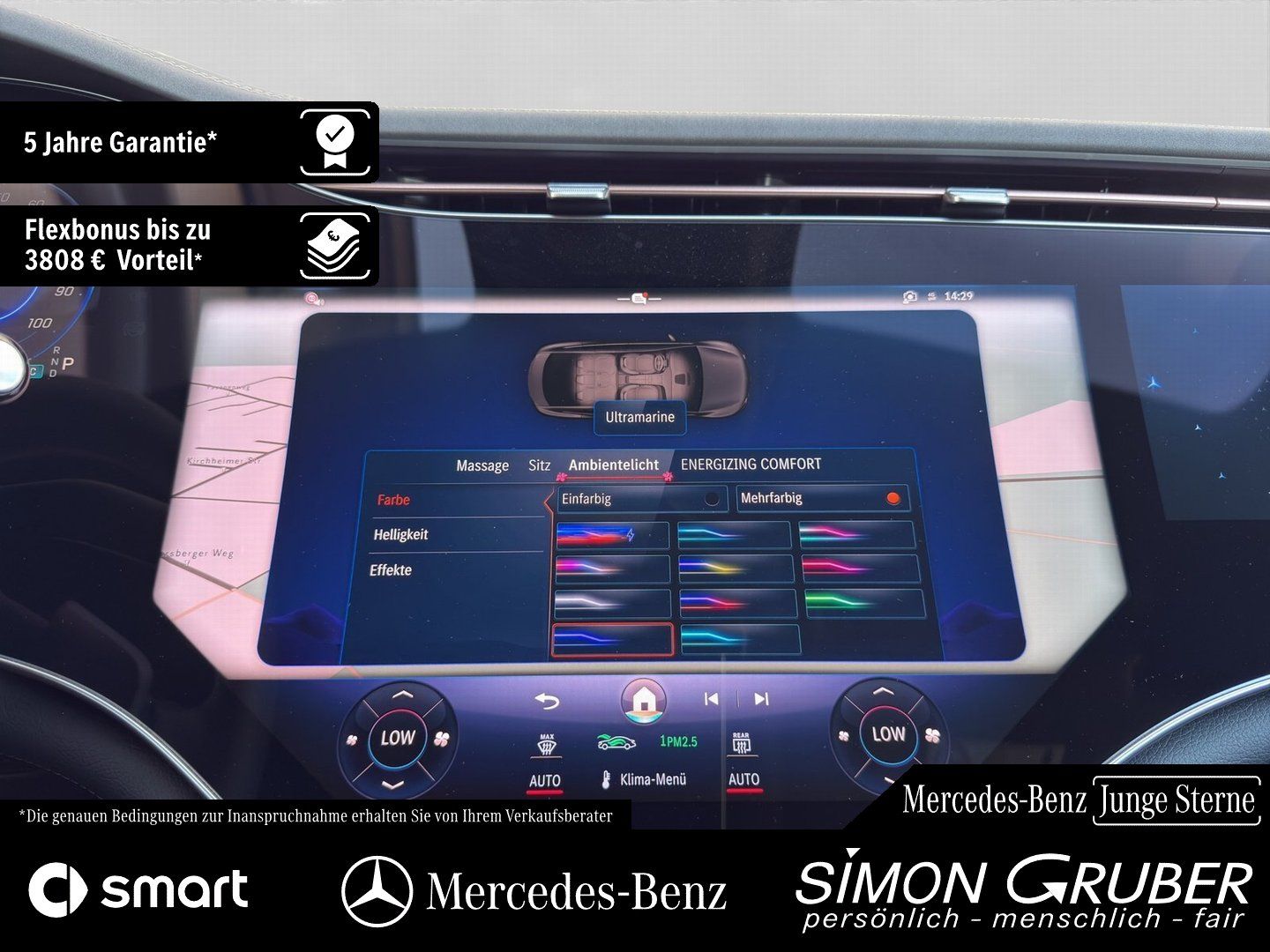 Fahrzeugabbildung Mercedes-Benz EQE 500 4M AMG Premium+ Nappa Hyper Pano Md 2025