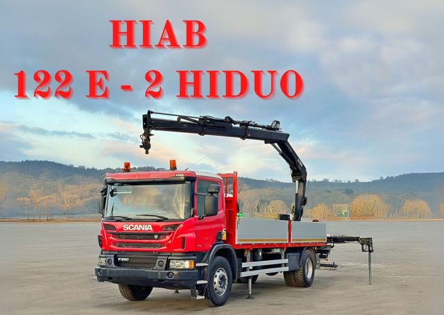 Scania P 280 * HIAB 122 E - 2 HIDUO + FUNK* TOPZUSTAND