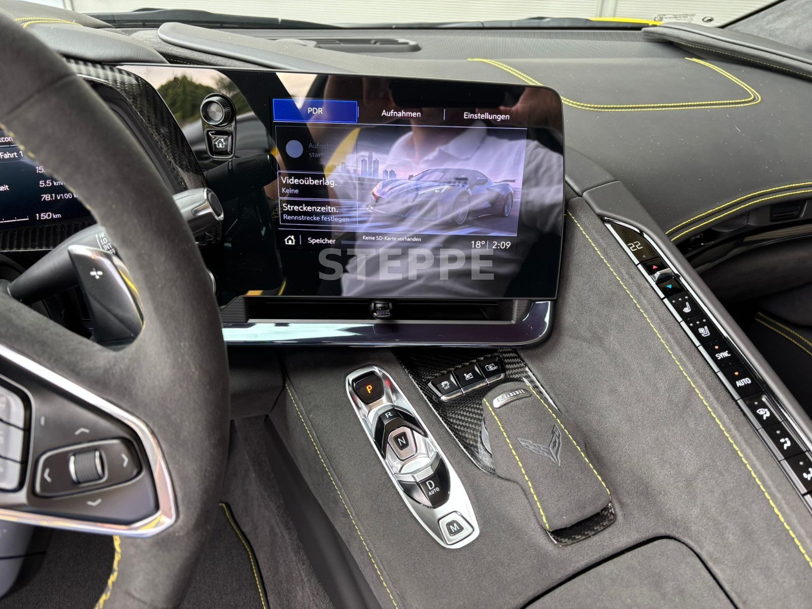 Corvette C8 Stingray Convertible 2025 3LT EUModell STEPPE