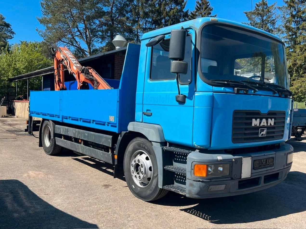 MAN 14.220 Pritsche Kran Atlas 85.2A2 2.HD