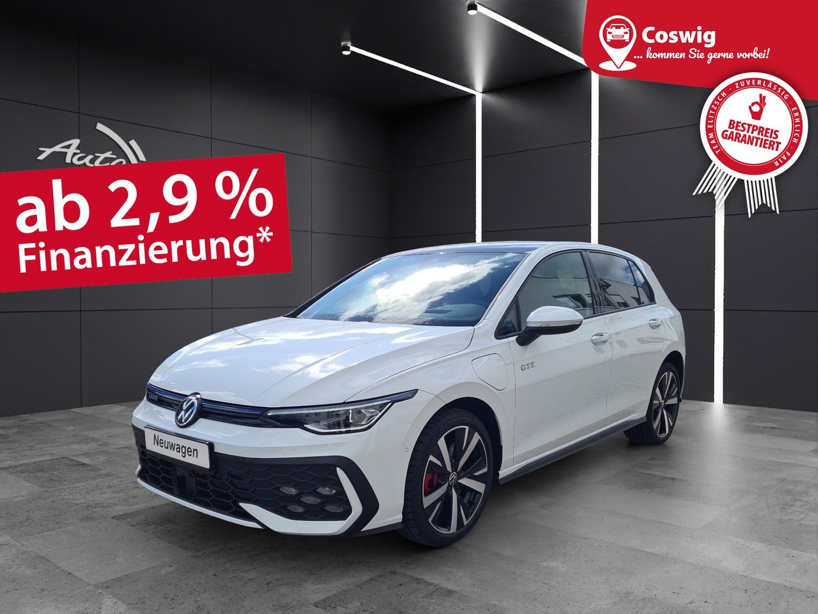 Fahrzeugabbildung Volkswagen Golf VIII GTE Matrix HUD AHK 360° DCC ACC Keyles