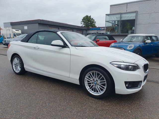 BMW 218i Cabrio*Automatik*1.HAND*32.300 km*M-Felgen