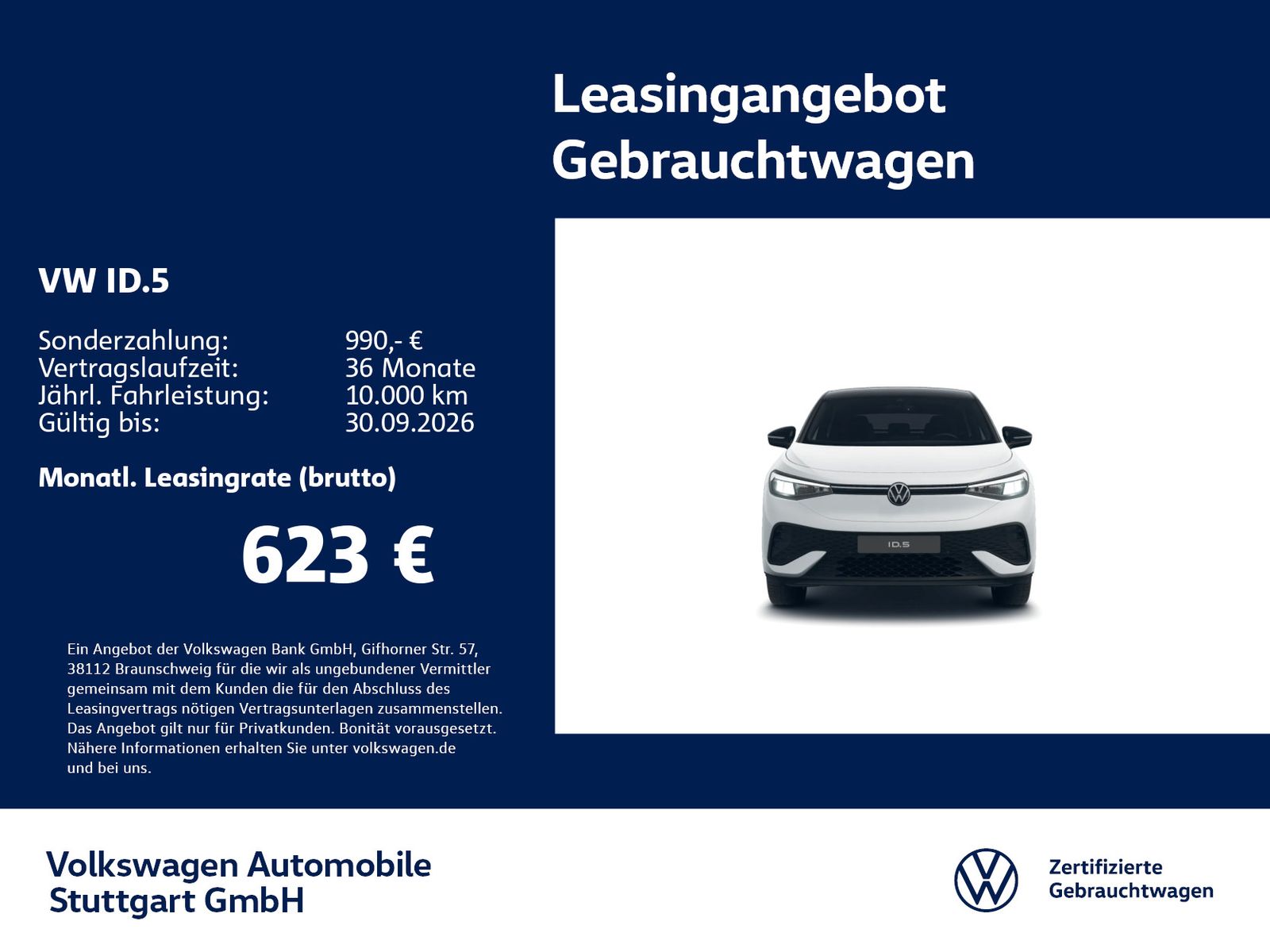 Volkswagen ID.5 Pro Navi Kamera Stdhzg AHK ACC LED SHZ foto 2
