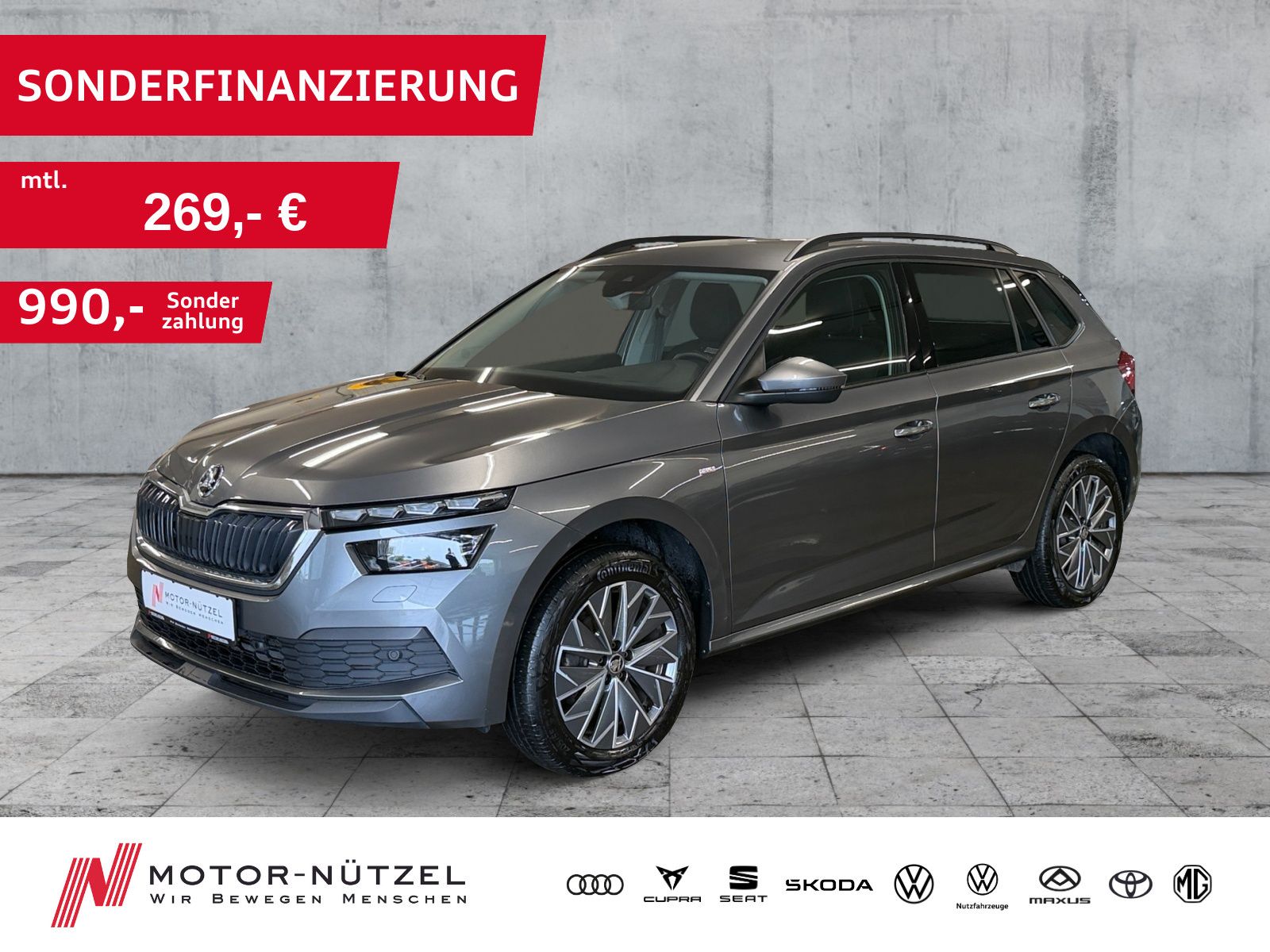 Skoda Kamiq 1.5 TSI TOUR LED+NAVI+APP+ACC+SHZ+AHK+RFK