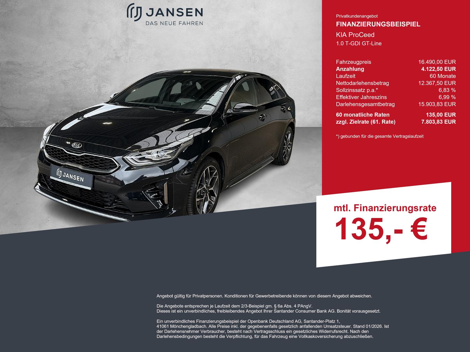 Kia ProCeed 1.0 T-GDI GT-Line