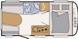 Dethleffs c-go 415 QL Edition 10 Glattblech Alufelgen - Dethleffs Neu Wohnwagen