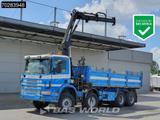 Scania G420 8X4 15m3 tipper Hiab 144 Crane Steelsuspens - Scania 144
