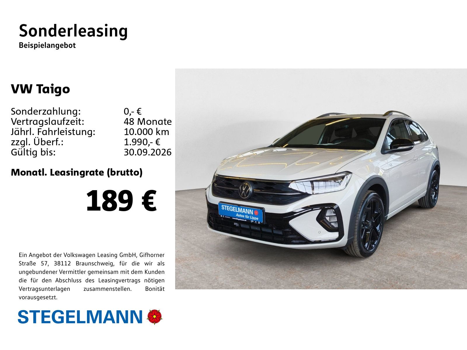Volkswagen Taigo 1,0 l TSI 7-Gang- DSG R-Line