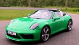 Porsche 992 911 Targa 4S 3.0 S, Sport-Design-Paket - Porsche 992: Grün, Cabrio