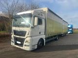 MAN TGX 18.360 mit Brücke und Tandem-Anhänger, - Tieflader Tandem
