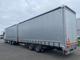 Mercedes-Benz 2x 2542 Jumbo Planenzug + Anhänger / Durchlader - Mercedes-Benz Jumbo