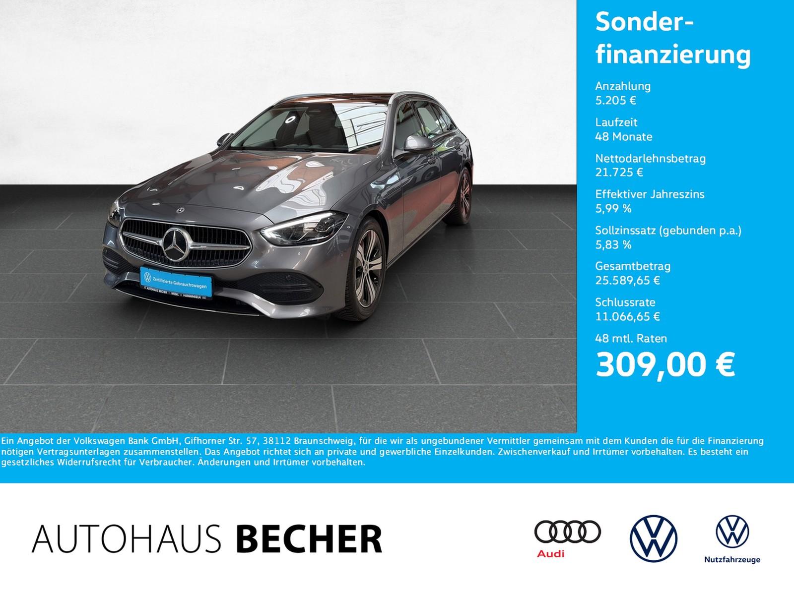 Mercedes-Benz C 180 T Avantgarde /AHK/Navi/LED/Pano/Rückfahrk