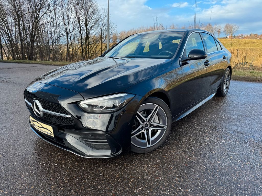 Mercedes-Benz C 200 C 300 Lim. 9G AMG Line,LED,AHK,R.Kam,Spur,1.Hand - 2022