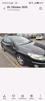 Peugeot peugeot 407 LPG prins  Gas Anlage original... - gebrauchte Peugeot 407 aus dem Jahr 2004