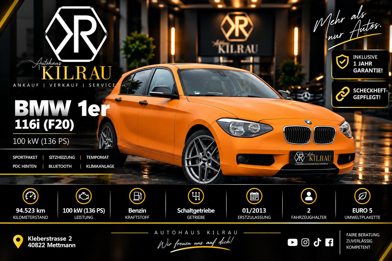 BMW 116 F20 1 Limousine 5-trg. 116 i BBS