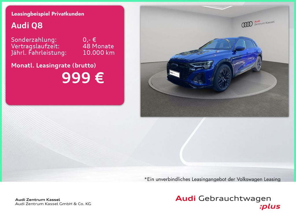 Audi Q8 55 e-tron qu. S line Matrix B&O Pano HuD AHK