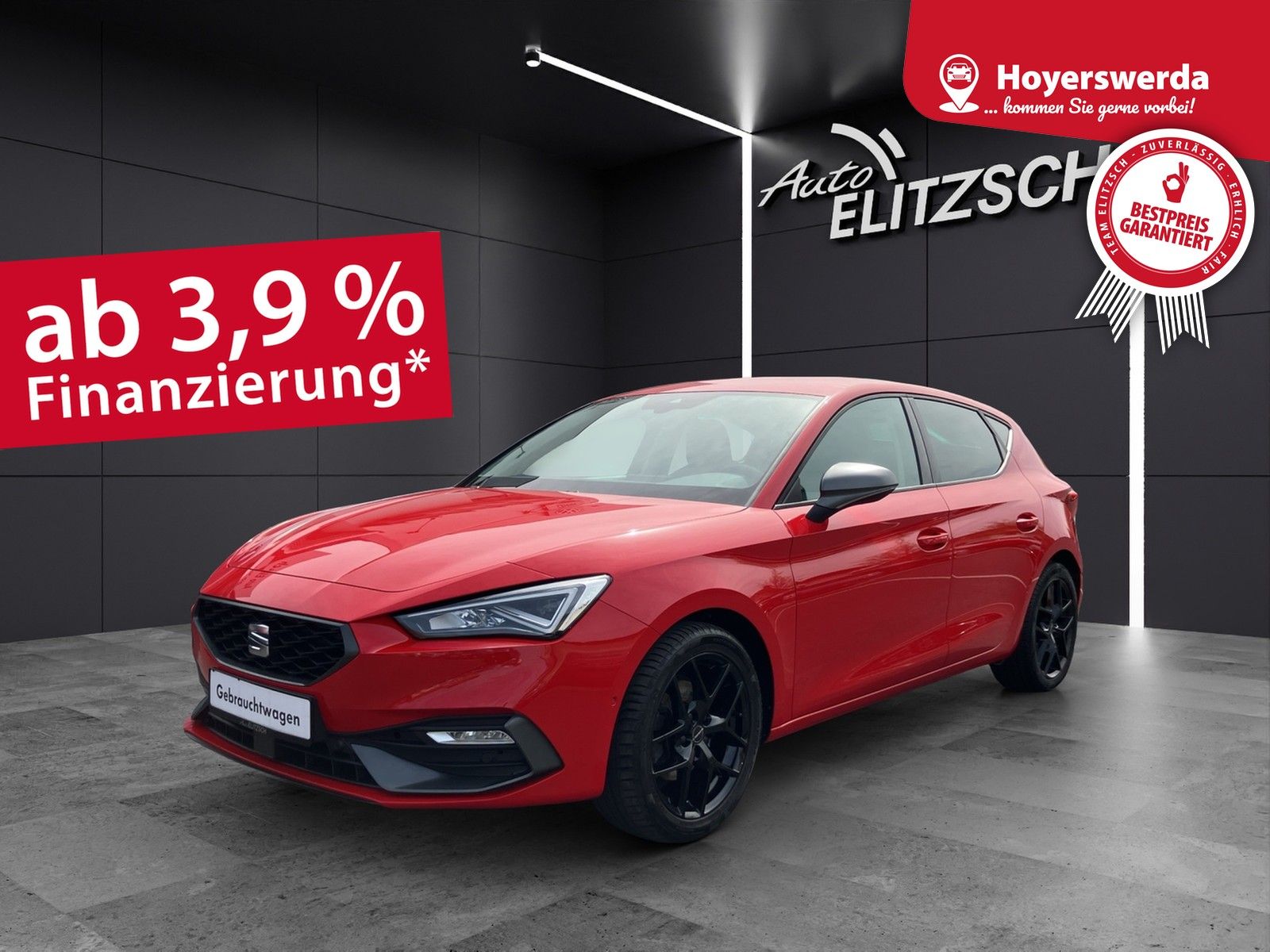 Fahrzeugabbildung SEAT Leon TSI FR Fahrschule - LED AHK Navi GRA Park-A