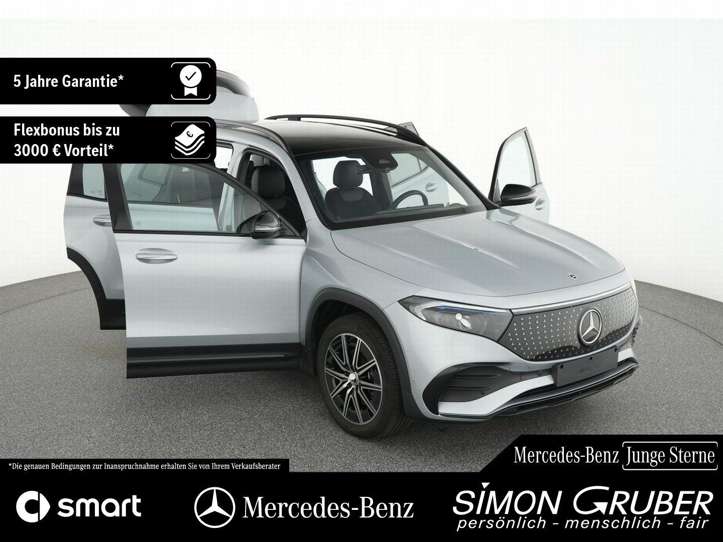 Fahrzeugabbildung Mercedes-Benz EQB 250+ AMG Night Pano Ambi LED AHK Mod 2025