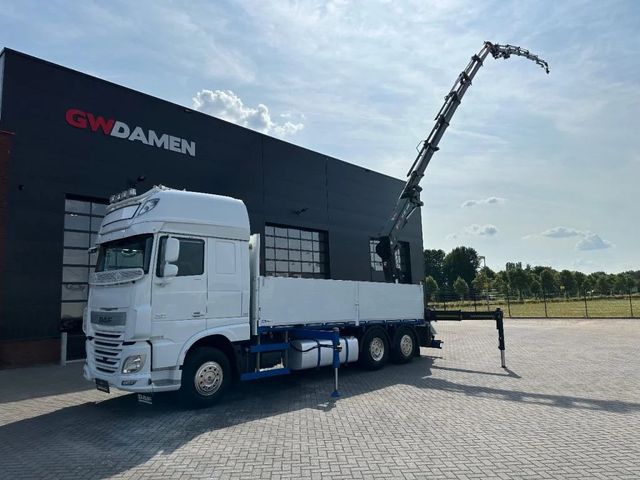 DAF XF 510 6x2 Hiab 322 E-6 HiPro + Fly jib Euro 6 w