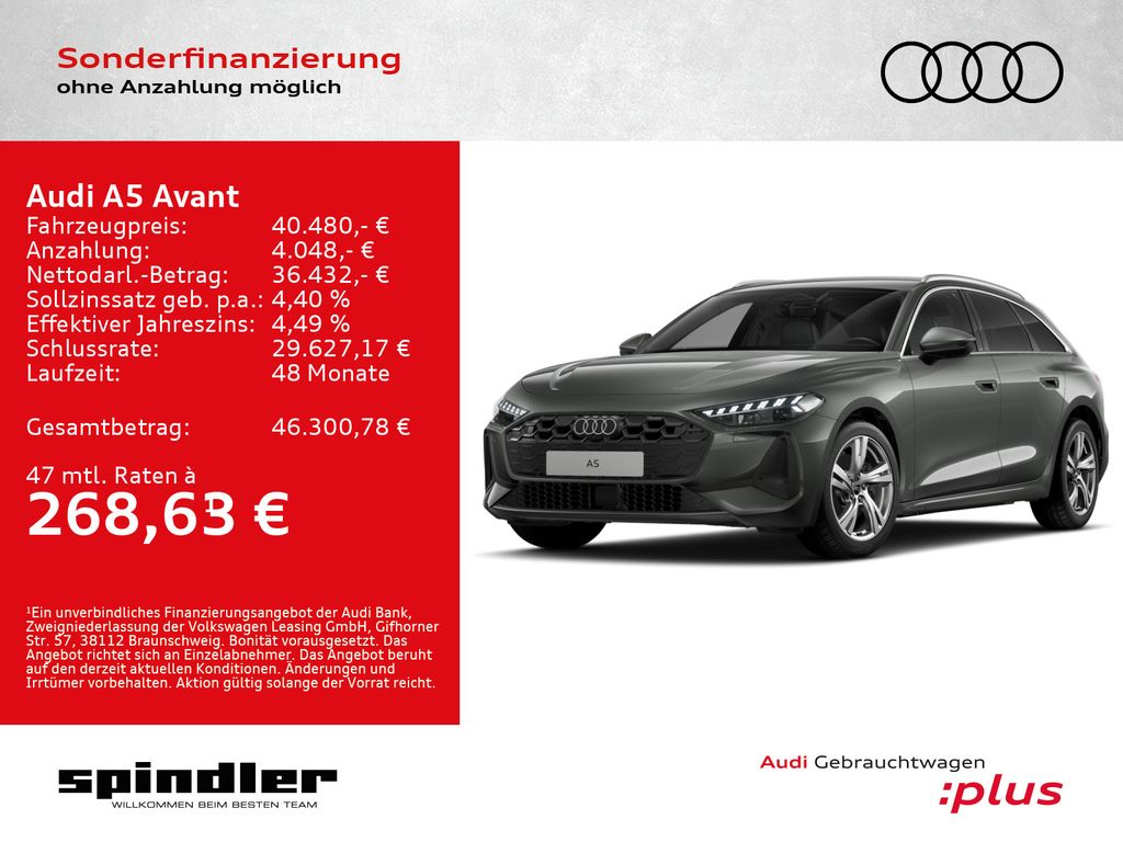 A5 Avant TFSI S-tronic / Tech, MMI-Navi+, LED+