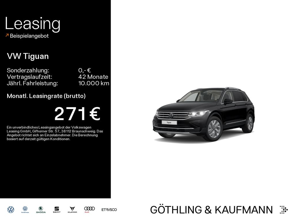 Tiguan Elegance 1.4  TSI eHybrid DSG*NAVI*PANO*A
