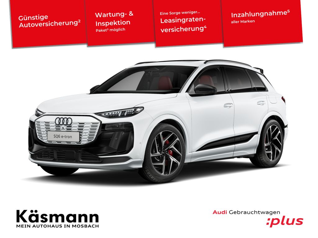 Audi SQ6 e-tron qu AHK HUD PANO 360° B&O OLED MATRIX