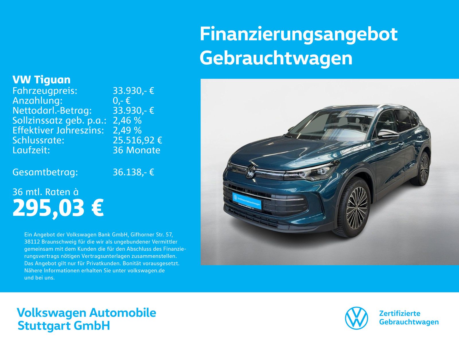 Volkswagen Tiguan 2.0 TDI Goal DSG Navi AHK Kamera