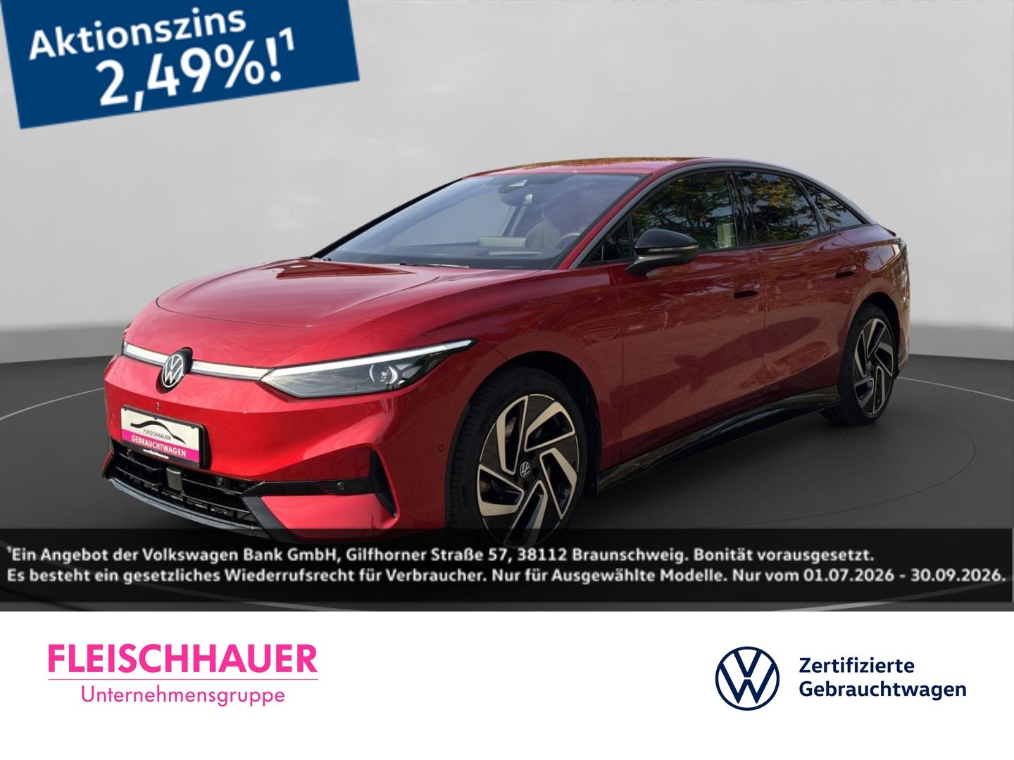 Volkswagen ID.7 Pro 77KWh AHK Matrix Kamera Wärmepumpe 20''