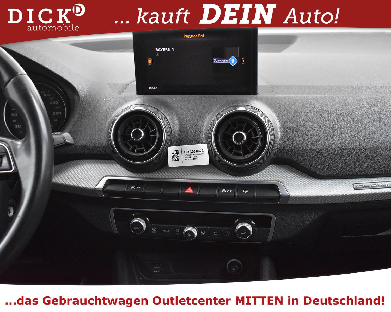 AUDI Q2 35d Quatt S-Tr. >LED+KLIMAUT+MFL+APS+DAB+ACC - Image 14