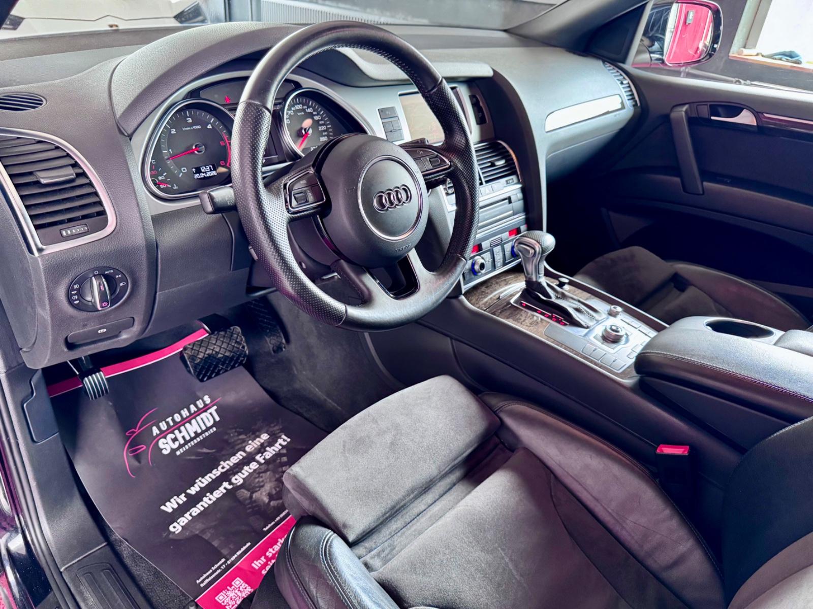 AUDI Q7 4.2 TDI QUATTRO 340ch - S LINE - SUSPENSION PNEUMATIQUE - ATTELAGE - JANTES 21" - CLIMATISATION