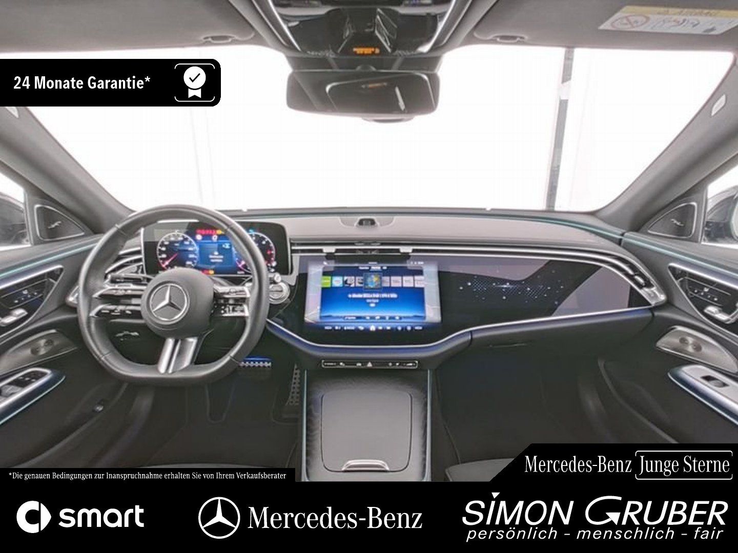 Fahrzeugabbildung Mercedes-Benz E 220 d AMG Superscreen Night 20" Burm 360° Digi