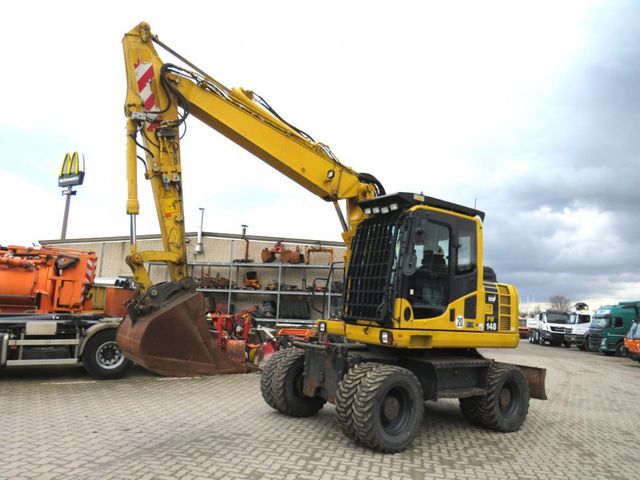 Komatsu Mobilbagger PW 148 - 8 Bagger 6.824h Deutsch top