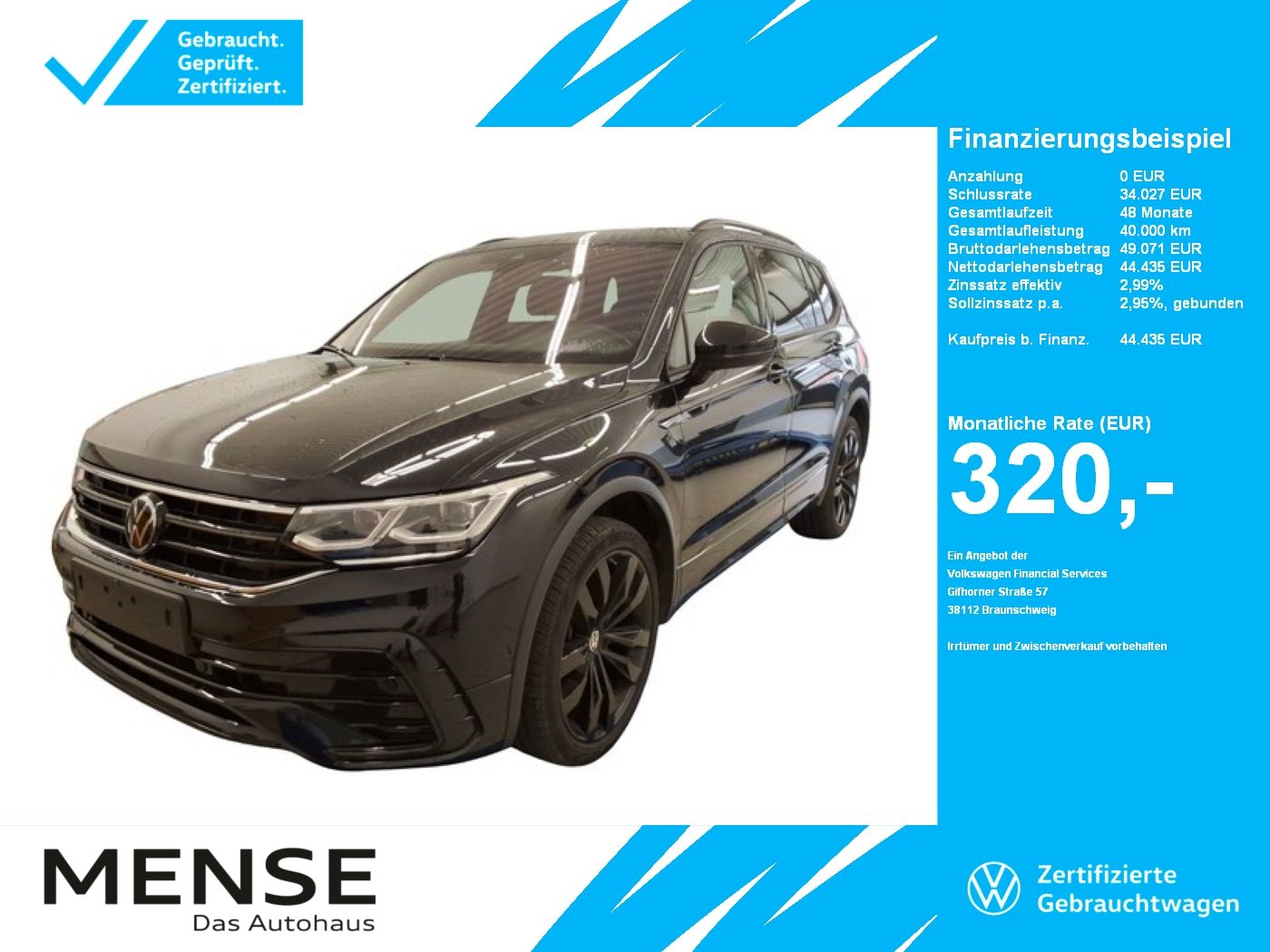 Volkswagen Tiguan Allspace 2.0 TSI DSG 4-motion R-Line h/k