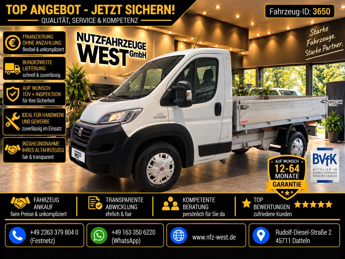 Fiat Ducato Dreiseitenkipper
