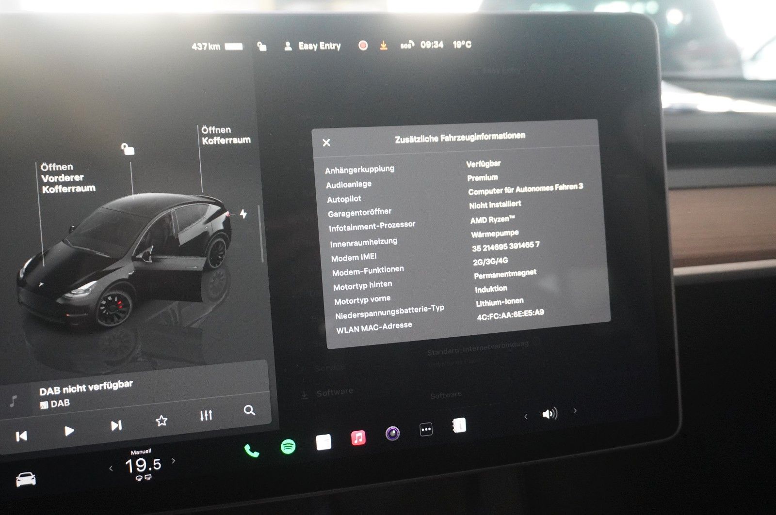 Fahrzeugabbildung Tesla Model Y PERFORMANCE DUAL-MOTOR NAVI/LED/DAB/AHK