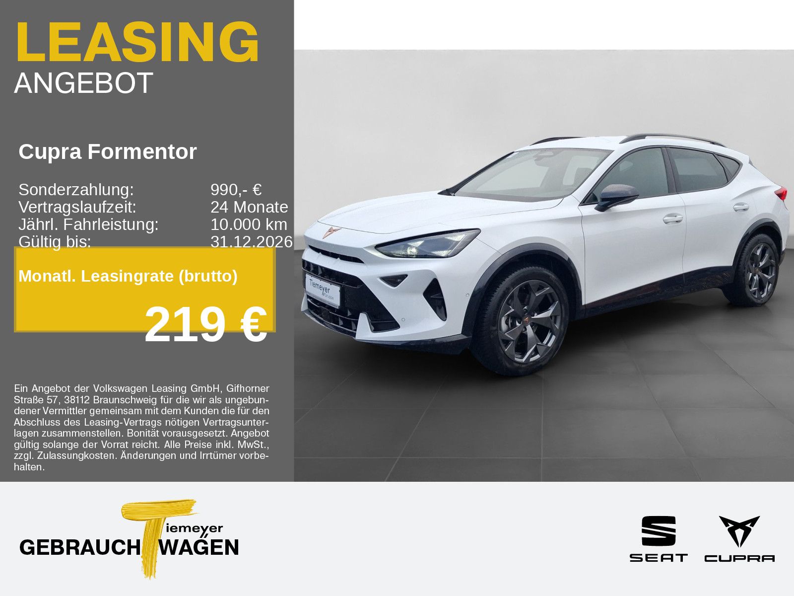 Cupra Formentor 2.0 TDI MATRIX SUPERSPORT 360° NAVI