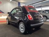 Fiat 500 Lounge Cabrio - Fiat 500: Schwarz, Cabrio
