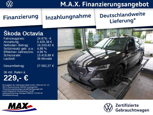 Octavia Combi RS iV 1.4 eTSI MATRIX+PANO+KAMERA+