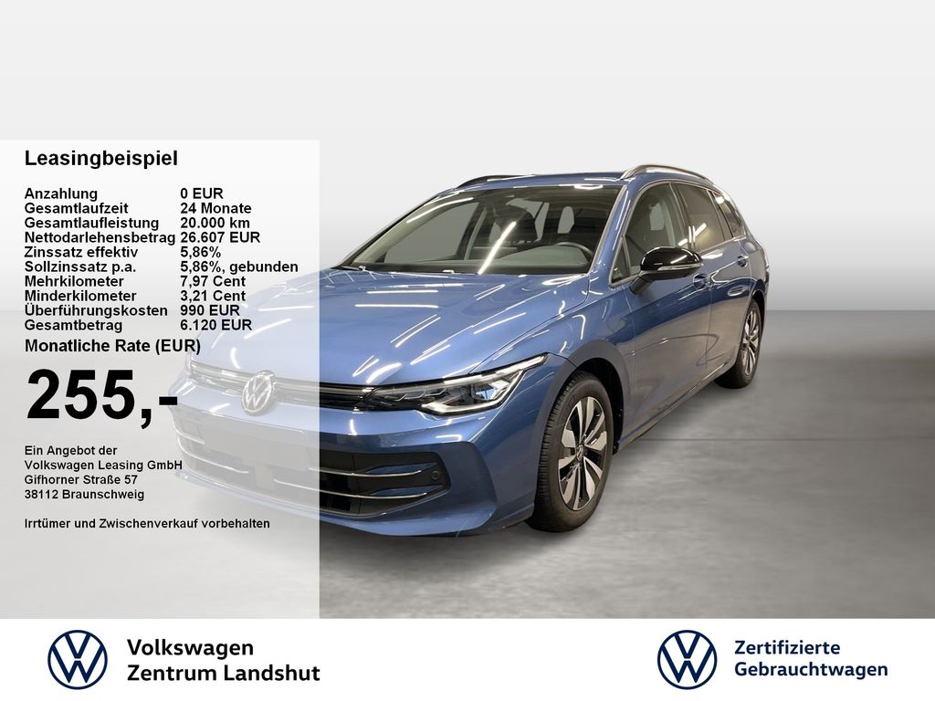 Golf VIII Variant GOAL 1.5 eTSI DSG 360 ACC AHK