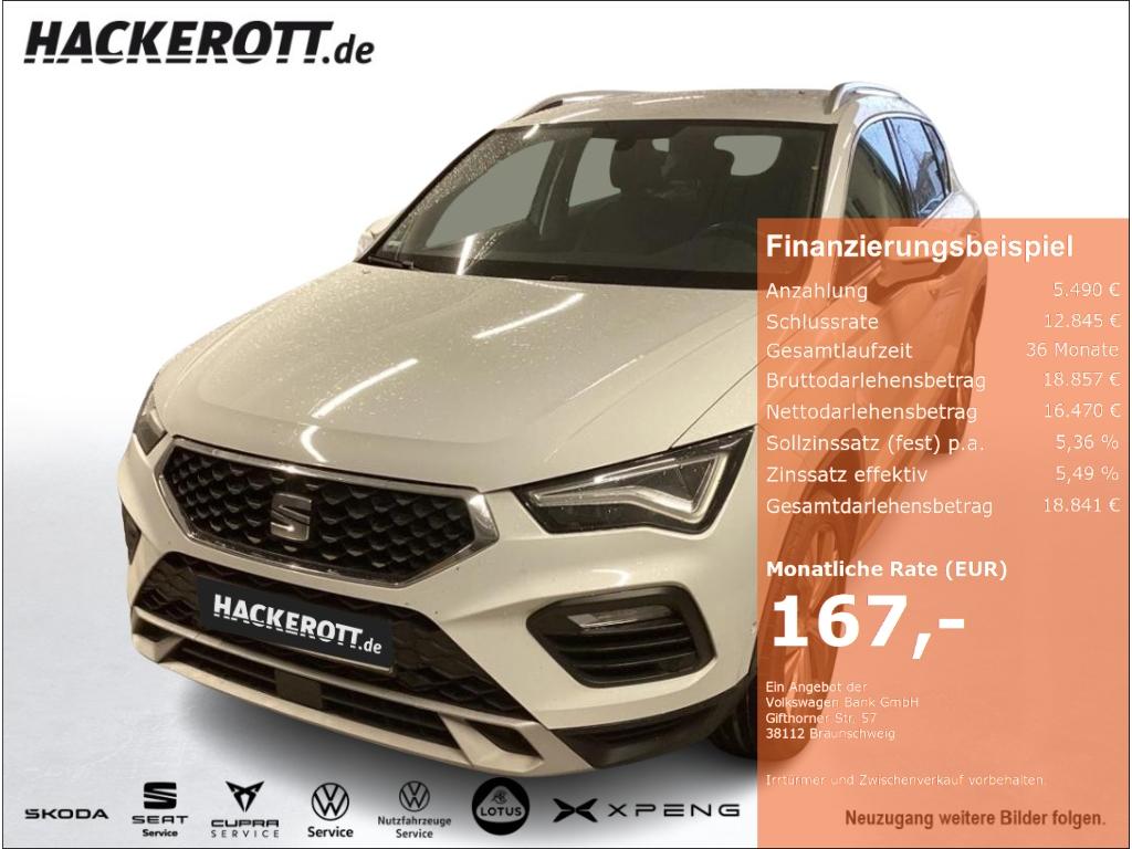 Seat Ateca Xperience 1.5 TSI DSG bhz. WSS Parklenka. 