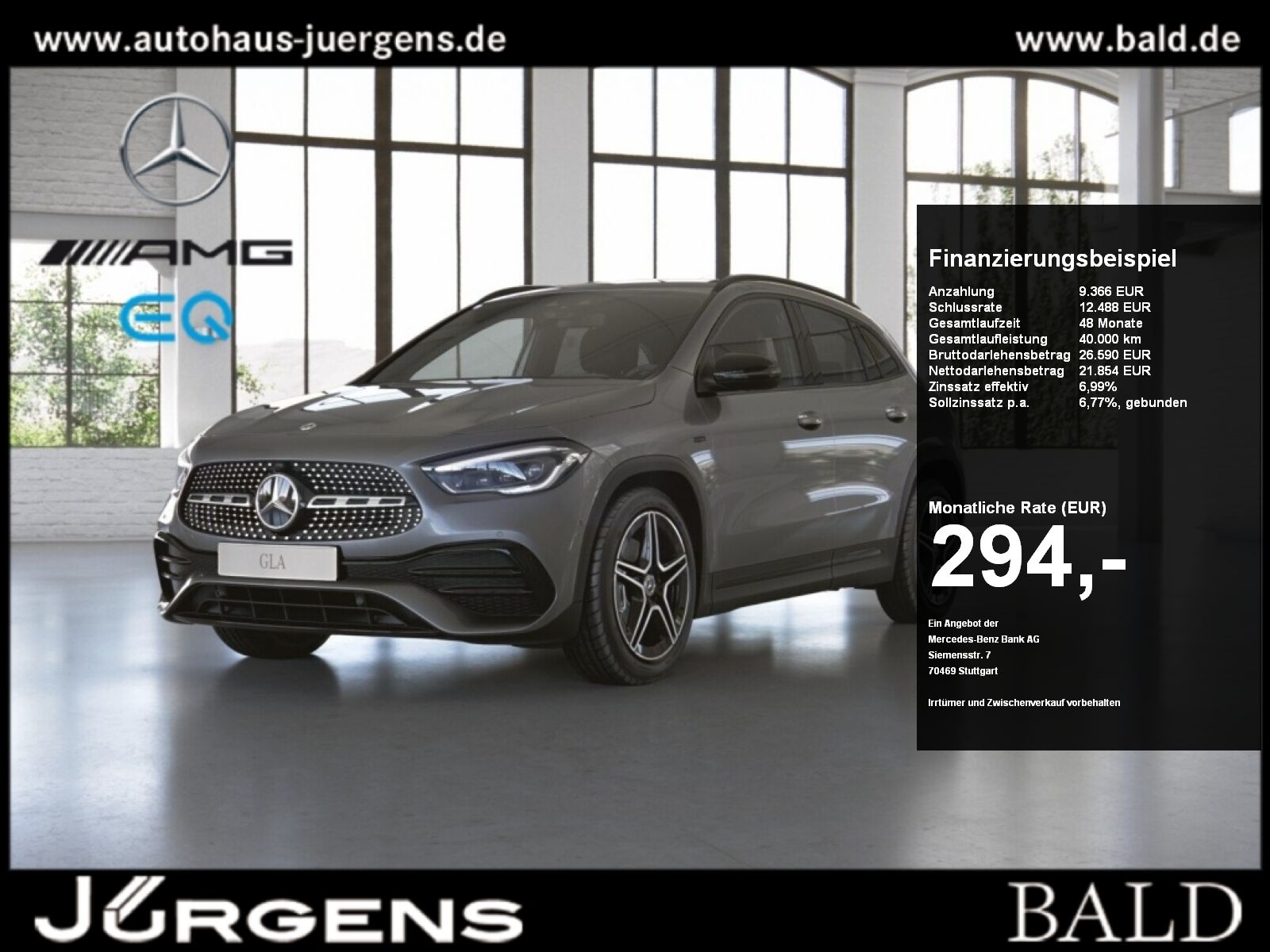 Mercedes-Benz GLA 250 e AMG-Sport/AHK/MLB/Night/Ambiente/19''