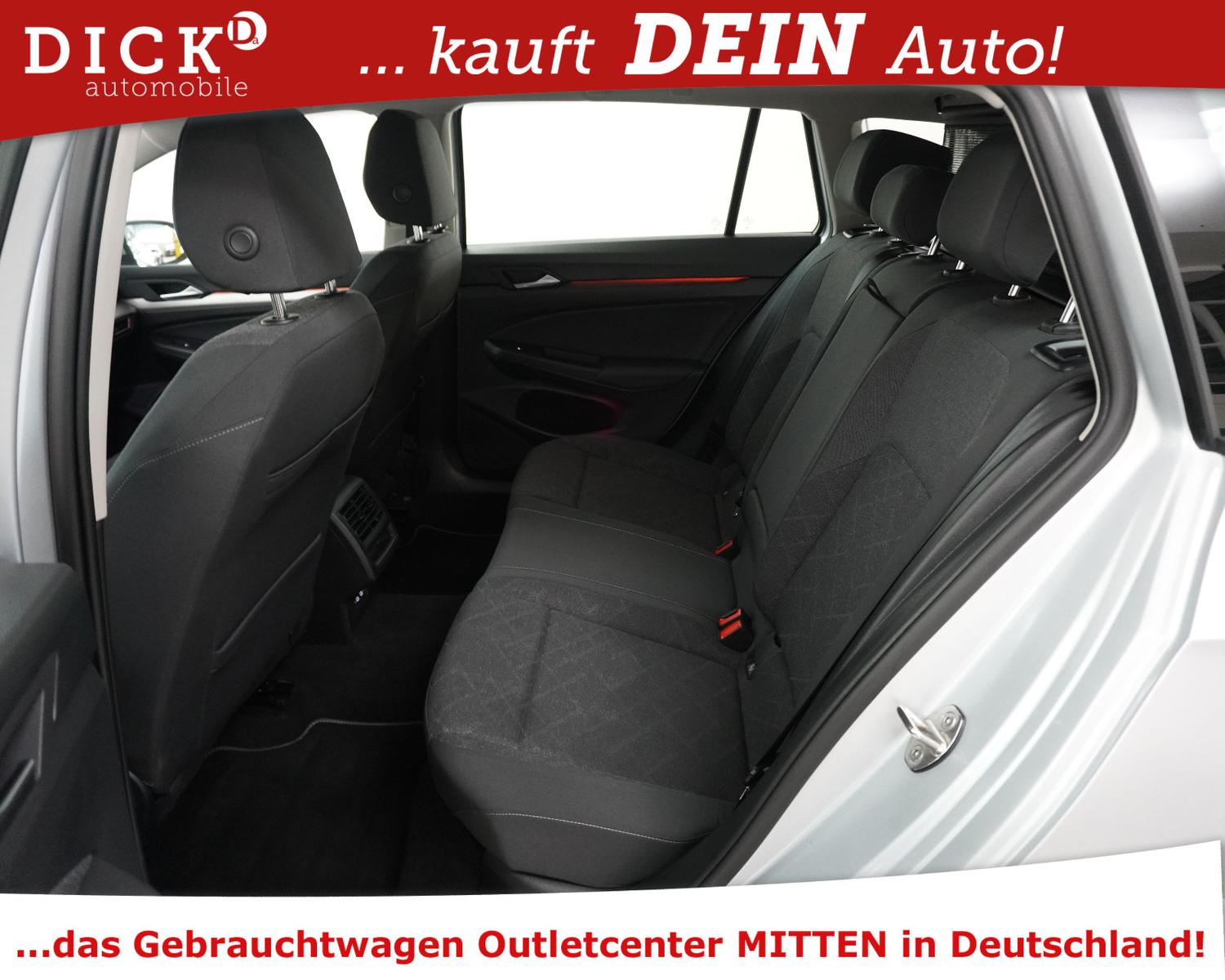 Volkswagen Golf VIII Var 2.0d Life NAVI+LED+VIRTU+SHZ+ACC+, миниатюра 19