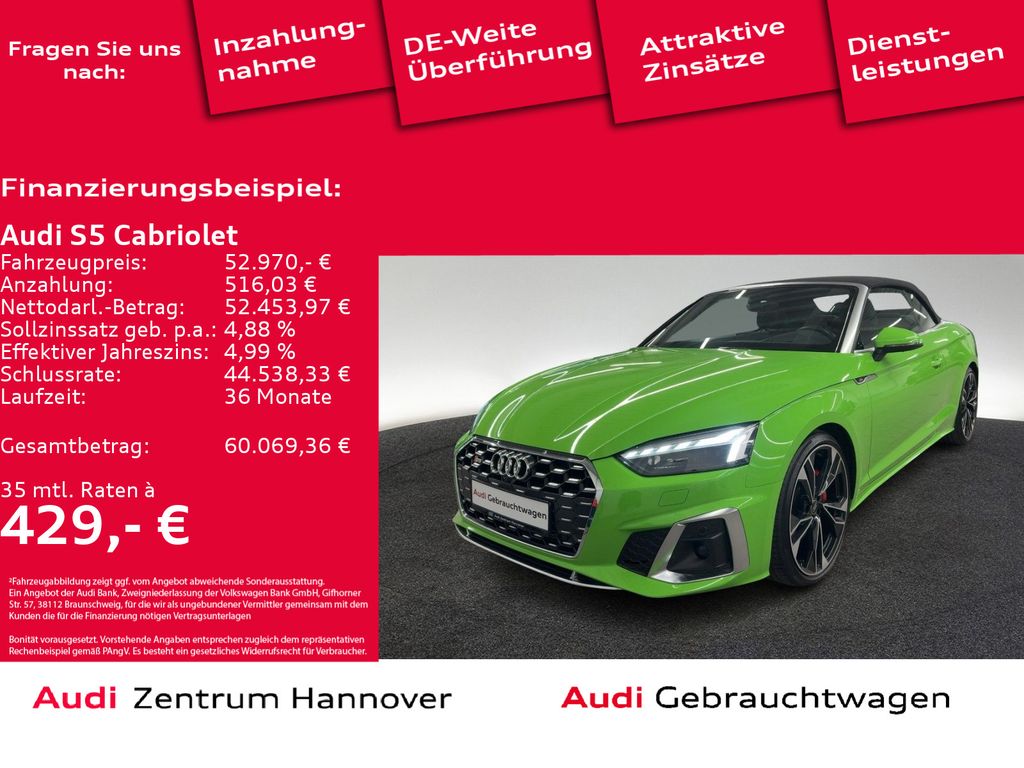 Audi S5 Cabriolet 3.0 TFSI quattro Matrix B&O Head-Up