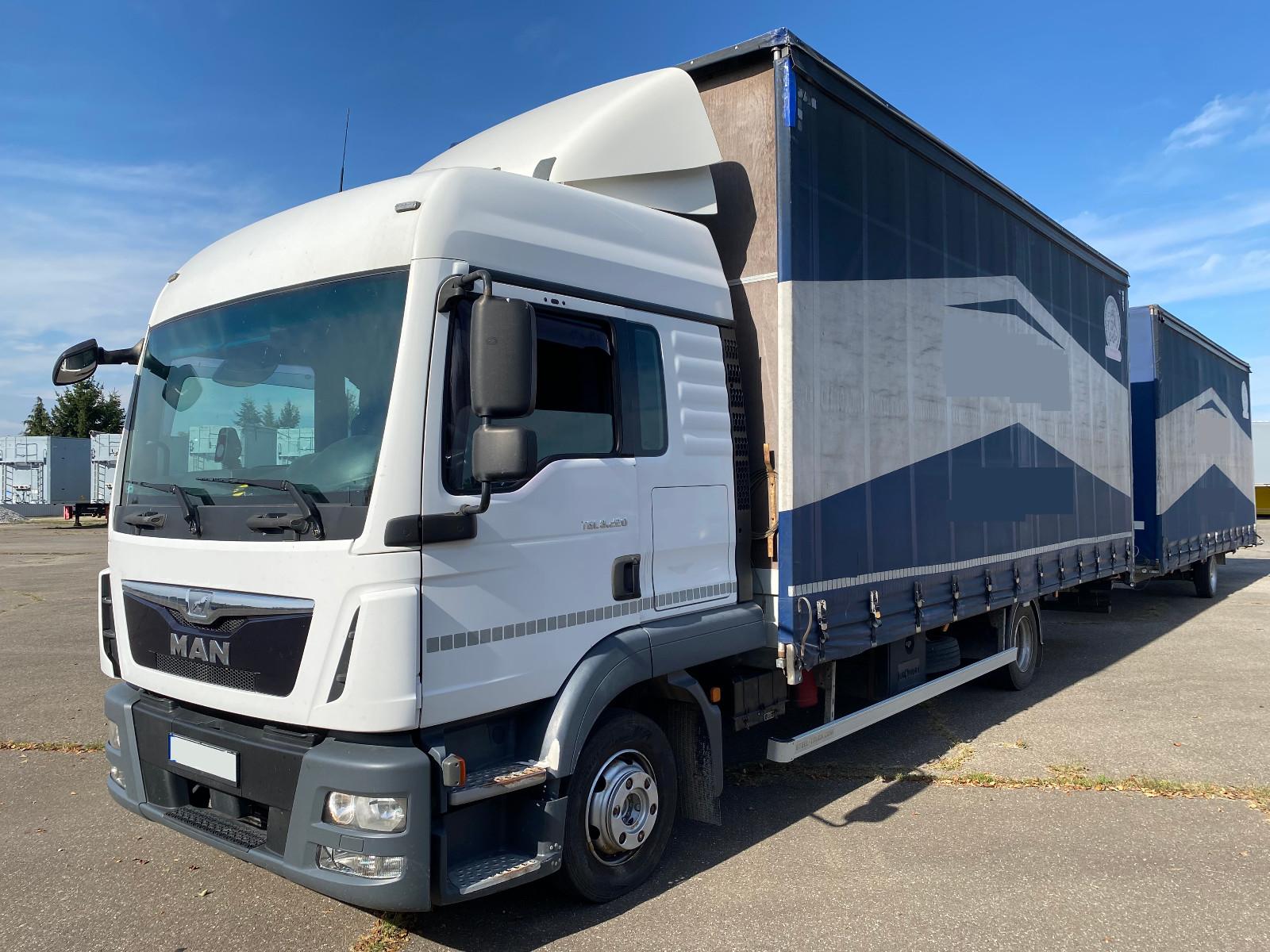 MAN TGL 8.220 EU6/BED/JUMBO 112m3/7.3M/SERVICE BOOK